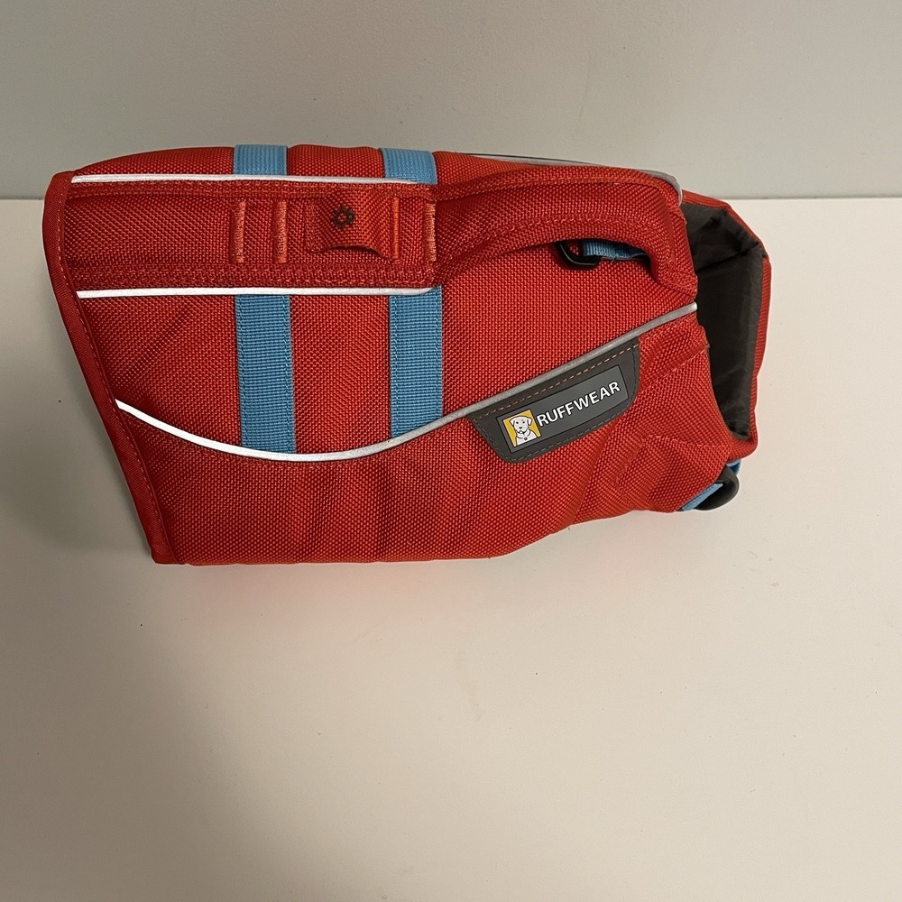 RuffWear Float Coat K9 Dog Life Jacket Vest Flotation Device w/Handle Red Sz XS